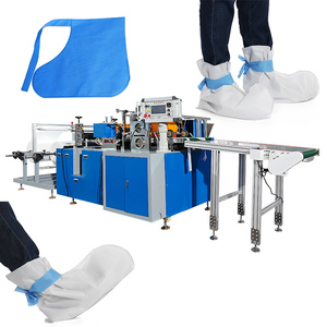 Cubrezapatos Quirúrgicos Desechables Automáticos <span class=keywords><strong>de</strong></span> <span class=keywords><strong>SMS</strong></span> con Lazos, Cubrezapatos Médicos No Tejidos - Product Image 1