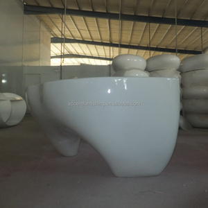 Nouveaux arrivages Comptoir de réception de luxe en PRF blanc moderne pour hôtels, <span class=keywords><strong>banques</strong></span>, studios, cinémas et hôpitaux - Product Image 6