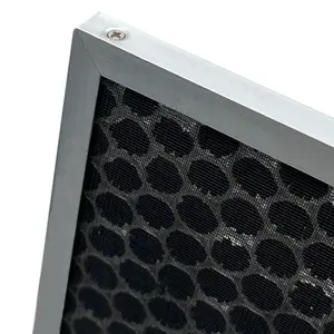 Customized Size Fabric Mesh Activated Carbon Honeycomb Plane Air Filter For HVAC