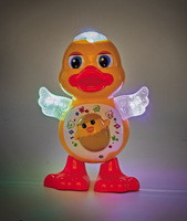 Jouets pour enfants très demandés : Canard dansant avec lumières et musique, qui peut bouger le corps, jouets électriques marcheurs