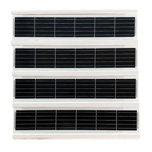 Système de tuiles solaires bifaciales PERC 16W 18W avec une efficacité de 24% Modules photovoltaïques transparents durables Garantie de 5 ans - Product Image 3
