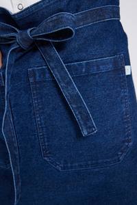 Denim Bistro Café <span class=keywords><strong>Tablier</strong></span> Coton <span class=keywords><strong>Professionnel</strong></span> Demi <span class=keywords><strong>Tablier</strong></span> De Cuisine Durable Taille Servir Chef Serveur Demi <span class=keywords><strong>Tablier</strong></span> En Denim - Product Image 3