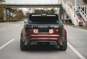 Kit de carrocería LM-style con alerón delantero/trasero de fibra de carbono para Velar 2017-2019, autoadhesivo, mejoras nuevas - Product Image 4