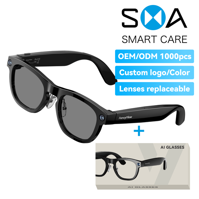 OEM Factory 2K HD Video Recording Gafas Inteligentes AI Translator Object Recognition Camera Eyewear