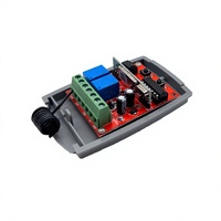 Module récepteur de télécommande pour porte de garage, 2 canaux, DC 12-24V, 433,92 MHz, 433 MHz, connexion d'alarme automatique