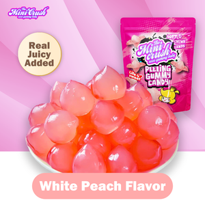 Wholesale Peach Fruit Flavour Sweet Jelly <strong>Gummy</strong> Peelable Candy - Product Image 2