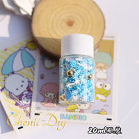 Gemengde fruitdieren cartoon bloemenplakjes polymeerklei sprinkles DIY kerstversiering slijm toebehoren vulling