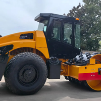 Rouleau vibratoire à tambour unique de 14 tonnes LSS214 / LSD214H pour la construction routière