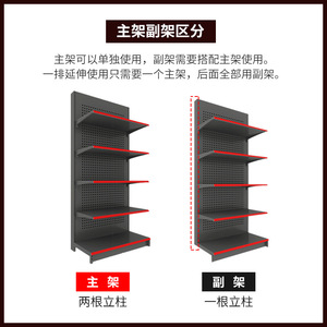 Sou Mi Ka Supermarket Display Shelf Double-Sided 5 Layer Grid Heavy Duty For Store Customization - Product Image 5