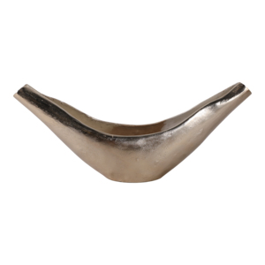 Ciotola decorativa in metallo a forma di V per tavolino da caffè e bancone cucina, centrotavola sofisticato per decorare la tavola - Product Image 4