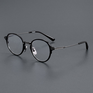 Dtx426 Unisex Titanium Brillen Helder Frame Met Klassiek Bedrijfspatroon Effen Gezichtsvorm Afgestemd Op De Groothandelsprijs Van De Fabriek - Product Image 2