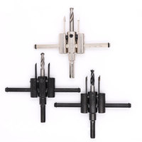 Scie cloche réglable pour trous circulaires, nouveau type, outil de découpe de trous circulaires pour le bois, outils de travail du bois sans fil