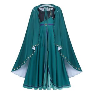 Abito da Principessa <span class=keywords><strong>Elsa</strong></span> e Moana per Natale Vestito a Maniche Lunghe per Bambine Costume per Cosplay Abbigliamento per Giochi di Ruolo - Product Image 2