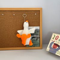 Mini peluche canard en peluche jouets porte-clés avec écrevisses tortues sac d'abeille pendentif à breloques anti-Stress jouets en peluche