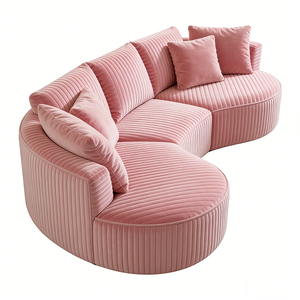 Sofá Modular de Alta Densidad para Sala de Estar, Sofá Seccional para Apartamentos Pequeños, Sofá de Esponja, Venta al Por Mayor - Product Image 1