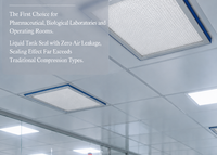 Filter Udara Kotak Hepa Lipat Dalam Efisiensi Tinggi Berbahan Fiberglass untuk Laminar Flow Hood H14 Industri Makanan & Minuman dengan Ukuran Kustom