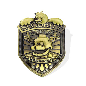 ขายส่ง เครื่องประดับอนิเมะสุดฮิต <span class=keywords><strong>FNAF</strong></span> Fazbear ป้ายโลหะพร้อมสร้อยคอ - Product Image 2