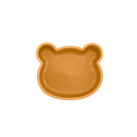 Ensemble Assiette et Bol en Silicone Écologique pour Animaux de Compagnie, Motif Dessin Animé, Sans BPA, avec Diviseur, Cuillère et Fonction Ventouse, Couleurs et Logo Personnalisables, Facile à Nettoyer