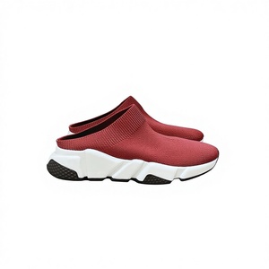 Chaussures décontractées pour femmes, style slip-on, en tricot, légères, en tissu extensible, semelle épaisse, confortables, Balenciagas - Product Image 1