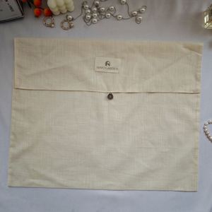 Custom Logo <b>Envelope</b> Slub Cotton Luggage Travel Bags for Cotton Dress Bag <b>Envelope</b> Cotton Dust Bags Eco-Friendly Travel Bags - Product Image 2