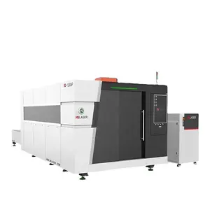 Machine de découpe laser à fibre à couverture complète, 5 pieds par 10 pieds, double palette, table d'échange, 1000W, 1500W, 2000W, 3000W, 6000W, JQ-1530AP