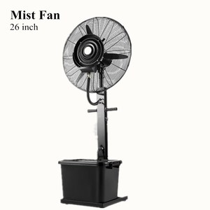 Outdoor Indusshirt <strong>Cool</strong> <strong>Water</strong> Mist Spray <strong>Fan</strong> with Remote Control Ontrol 26 Inch Indoor Black Metal <strong>Fan</strong> 3 in 1 Floor 3 PP Blades - Product Image 4