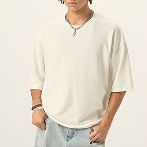 Mens Oversized <strong>T</strong>-<strong>Shirts</strong> Fashion Loose Fit Crewneck Tshirt Streetwear Heavyweight Short Sleeve Tee <strong>Shirt</strong> Gym Workout Tops - Product Image 1