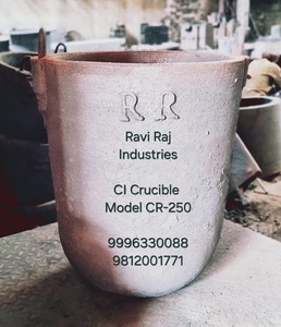 Crisol resistente al calor de hierro fundido de primera calidad para fundición y fundición de zinc de aluminio y escoria - Product Image 1