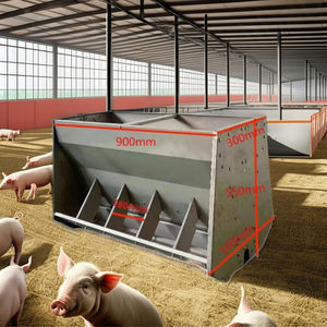 Comedero Automático de Acero Inoxidable de Doble Cara para Lechones, Engranaje para Crianza de Cerdos, Alta Capacidad, 1 Año de Garantía, 2000 kg/h, 220 V - Product Image 2