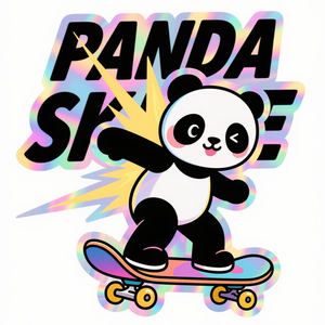 Tùy chỉnh văn bản sáng bóng hiệu ứng <span class=keywords><strong>Laser</strong></span> <span class=keywords><strong>Holographic</strong></span> dính không thấm nước PVC cầu vồng cho logo công ty cho khuyến mãi hàng tạp hóa triển lãm - Product Image 2