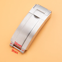 Boucle coulissante à vis en acier inoxydable 9x9mm pour bracelet de montre R-olexs Sub-mariner Oysterflex Daytona GMT