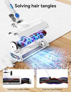 <span class=keywords><strong>Aspiradora</strong></span> Inalámbrica para Pisos Duros y Alfombras, Tecnología Ciclónica, Autolimpiante, Portátil, para Uso Doméstico, Hoteles y Automóviles - Product Image 2