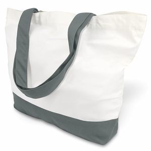 Cotton <strong>Canvas</strong> <strong>Tote</strong> Bag Reusable Grocery Shopping Cloth Bag Fashionable Two-Tone <strong>Totes</strong> for Crafts DIY Your Creative Designs - Product Image 2