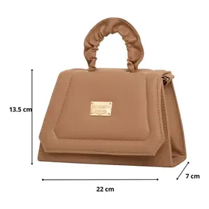 Bolso Bandolera Luisa de Fana Fashions para Mujer, en Microfibra y Cuero Sintético, con Cierre Magnético, para Uso Diario - Product Image 4