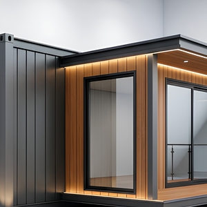 Maison conteneur extensible à aile unique de 30 pieds, finition <span class=keywords><strong>premium</strong></span>, maison modulaire préfabriquée pour résidence haut de gamme - Product Image 5