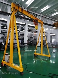 Grue à <span class=keywords><strong>portique</strong></span> mobile de 1 tonne, 2 tonnes, 3 tonnes, 5 tonnes, 10 tonnes <span class=keywords><strong>avec</strong></span> portée réglable - Product Image 3