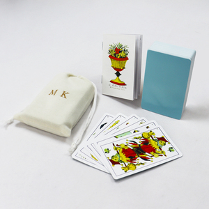 Jeu de cartes oracle personnalisé personnalisé au design original, jeu de tarot pour filles de petite taille, divination avec pochette en tissu - Product Image 4