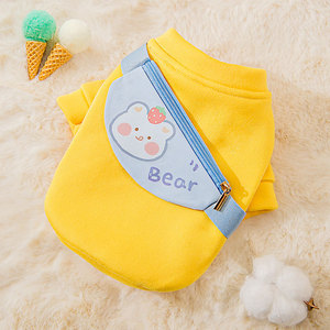 Vêtements de printemps pour animaux, 5 pièces, <span class=keywords><strong>pull</strong></span>, vêtements de vacances, chats de dessin animé mignons, jambes - Product Image 3