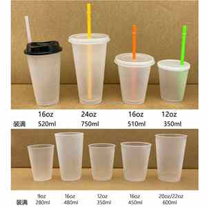 Tazas de estadio de 12oz/16oz/20oz de plástico PP de grado alimenticio con logotipo personalizado - Product Image 4