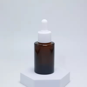 ขวดแก้วใสทรงกลมแบบใหม่ขนาด 30 มล. พร้อมหัวหยดแบบไหล่เรียบ - Product Image 6