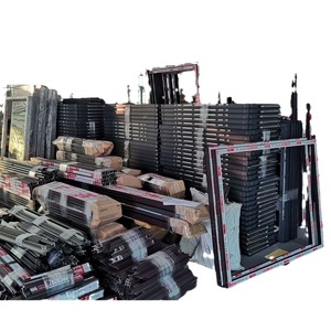 Ventanas abatibles de aleación de aluminio, insonorizadas, con aislamiento y apertura vertical para cerramiento de balcón - Product Image 1