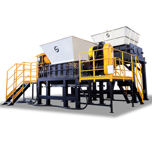Trituradora de doble/dos ejes <span class=keywords><strong>SOYU</strong></span> para trituradora de troncos de madera y plástico metálico - Product Image 4