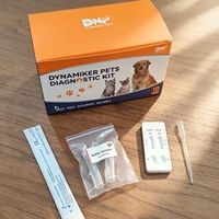 Kit de Prueba Rápida Combinada para FIV/FeLV en Veterinaria, Certificado CE, Garantía de 2 Años, Cassette de Diagnóstico