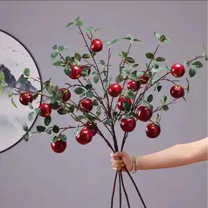 XRFZ simulierung frucht granatapfel grüne pflanze baum kakilimon neujahr zuhause hochzeit dekoration hersteller wer