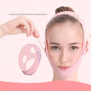 V-Gesichts maske, die das ovale Gesicht strafft und formt, um die doppelte Kinn-und ohr hängende Verband maske zu entfernen - Product Image 1