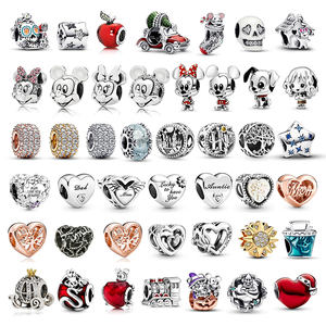 Tiktok, superventas, abalorios chapados en plata 925, colgante de circón, cuentas para niños, Pulseira Prata 925, Plata Original 925 - Product Image 2