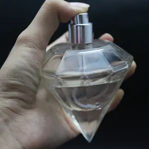 定制豪华钻石形状香水玻璃瓶 80毫升 100毫升