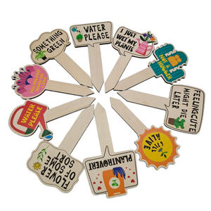 Marcadores de flores <span class=keywords><strong>suculentas</strong></span> de madera Estacas de jardín <span class=keywords><strong>para</strong></span> interiores y exteriores con etiquetas de plantas verdes <span class=keywords><strong>para</strong></span> plantas en macetas - Product Image 2
