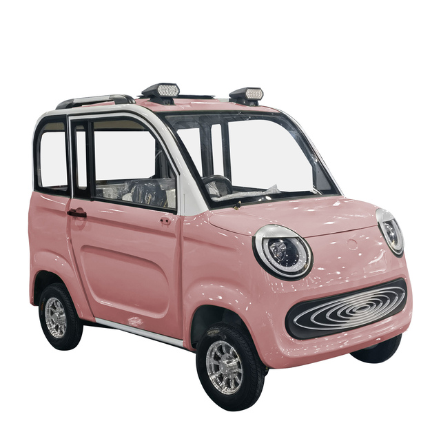 Economical 2 Door 4 Seats Electric City Commuter Car 40km/h 1000W AC Motor NEDC 60-90km Range  Custom Color Available