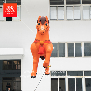 360度充气热销巨型充气马模型定制逼真户外广告充气卡通马用于促销 - Product Image 2